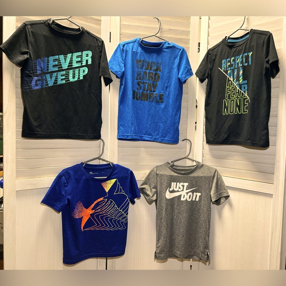 Nike Dri-Fit Quick Dry Moisture Wicking Sport Shirt Lot Boys 4T